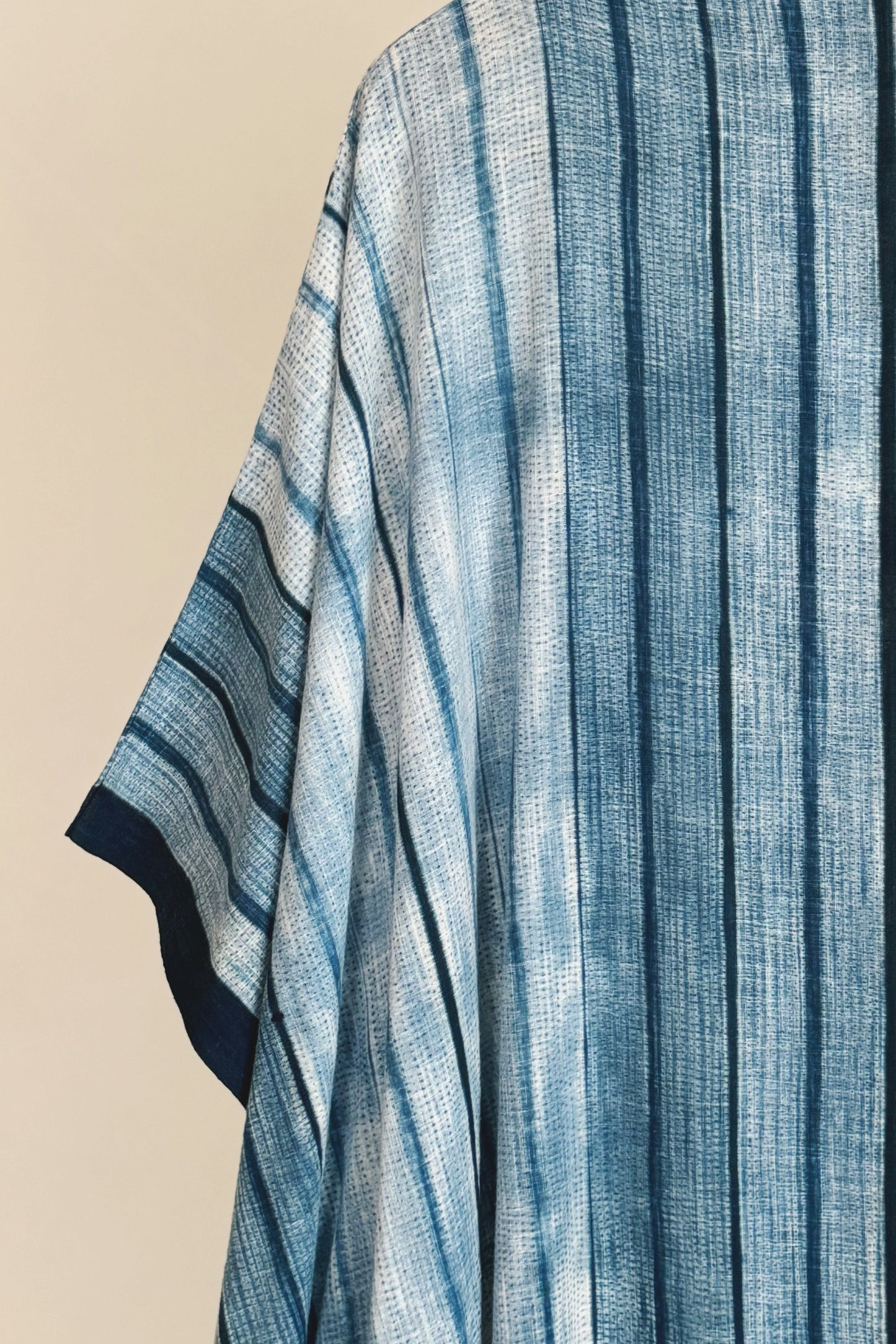 CAFTAN - INDIGO DYED HANDWOVEN - CRISTASEYA