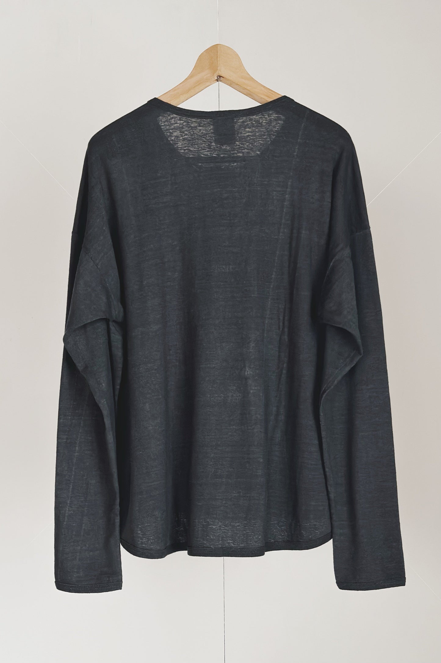 TEE#79 - HEMP COTTON JERSEY DARK SUMI - JAN-JAN VAN ESSCHE