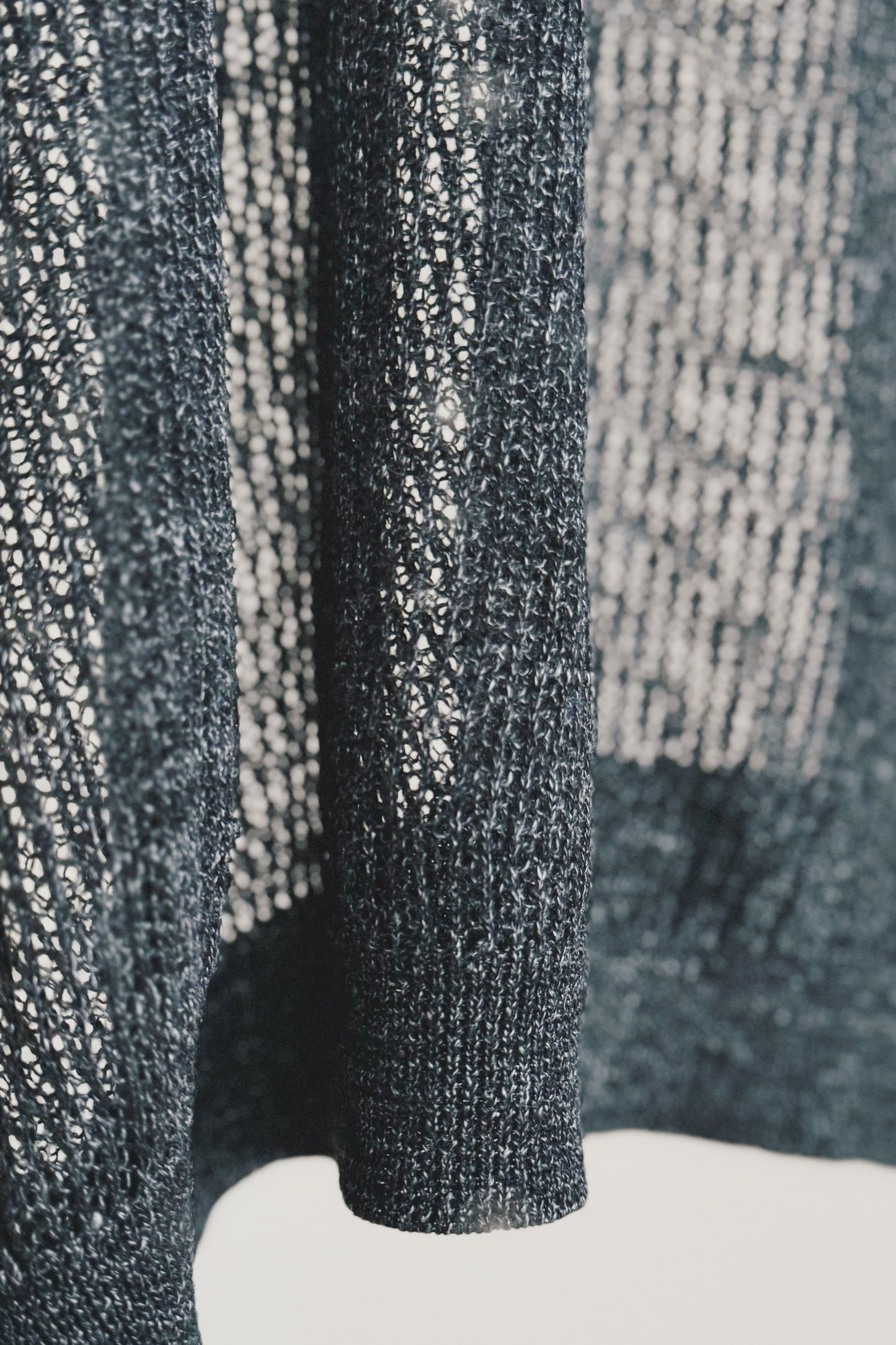 KNIT#63 - LINEN COTTON YARN ANTHRACITE - JAN JAN VAN ESSCHE