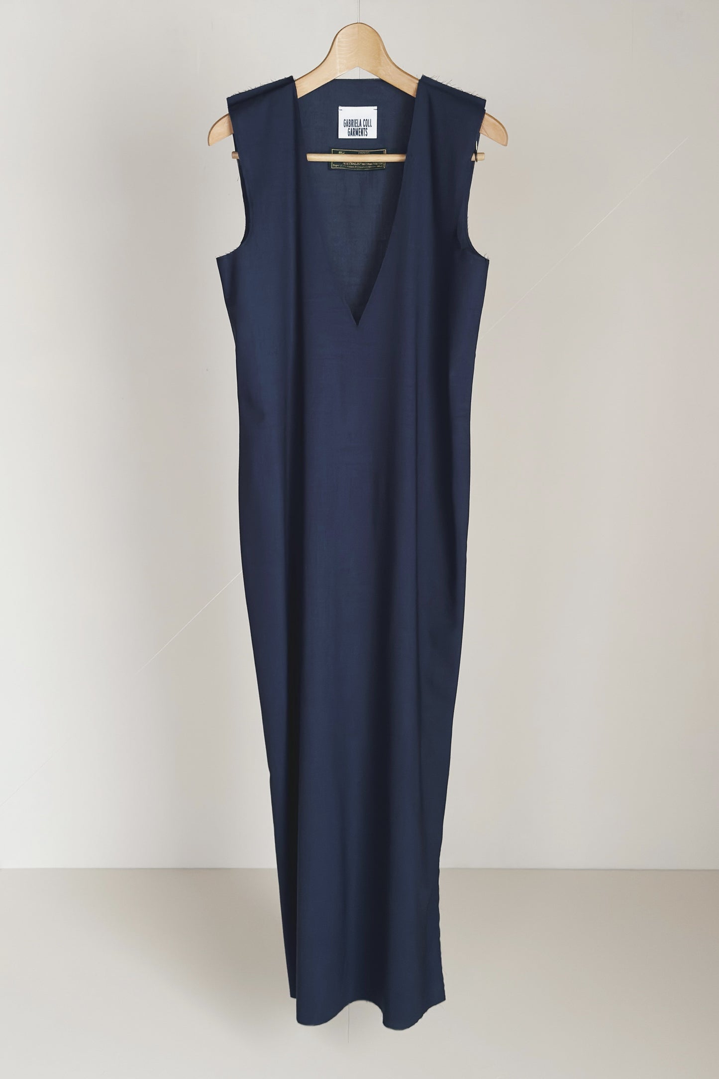 V NECK DRESS - LORO PIANA - GABRIELA COLL GARMENTS