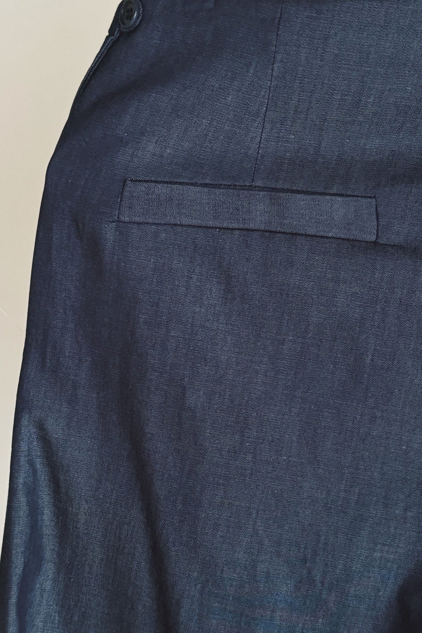 TAILORED TROUSERS - BLUE DENIM - GABRIELA COLL GARMENTS