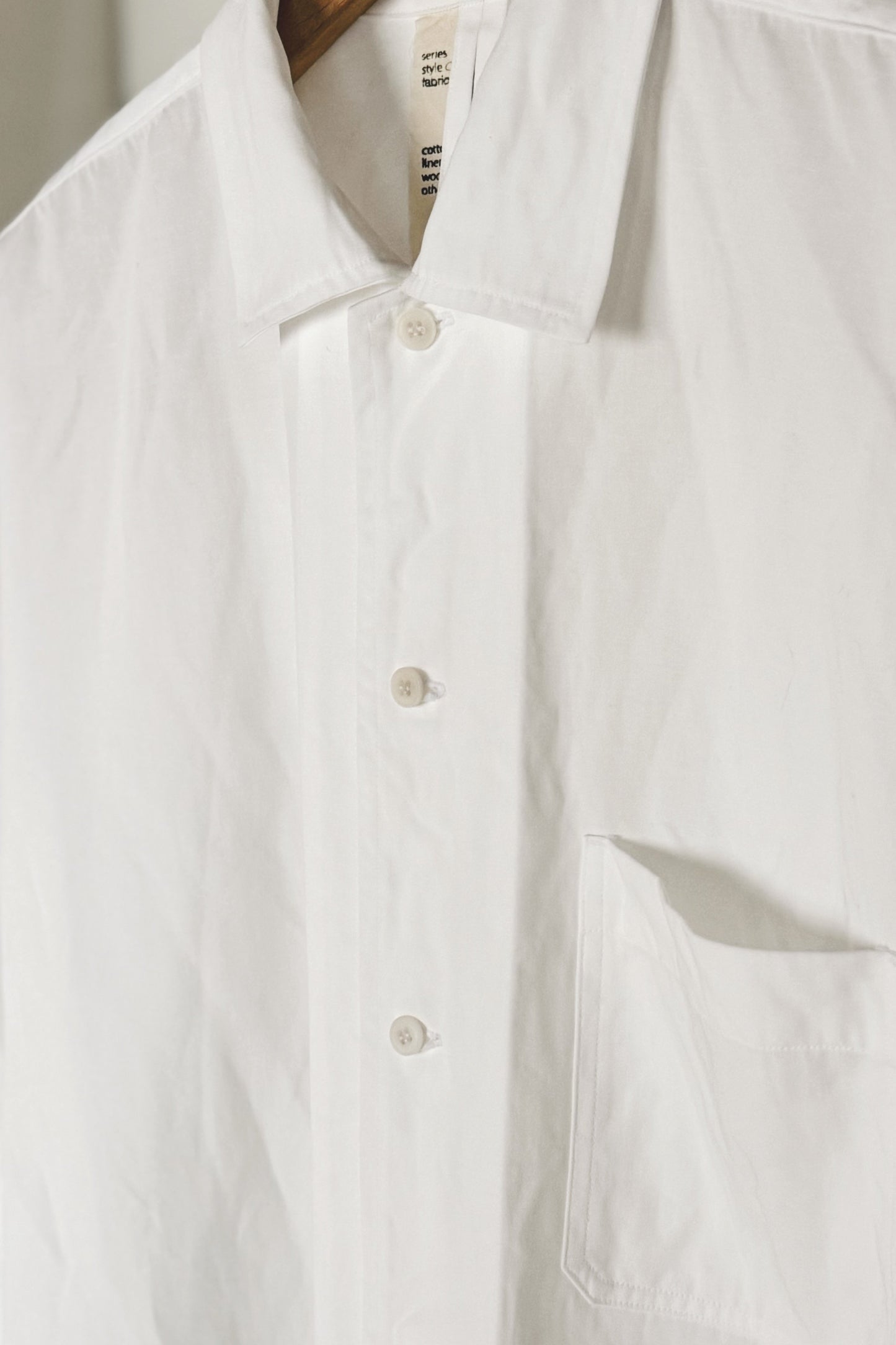 CLOUDY SHAPED SHIRT - ULTRA-HARD TWIST GABARDINE - UNKRUID