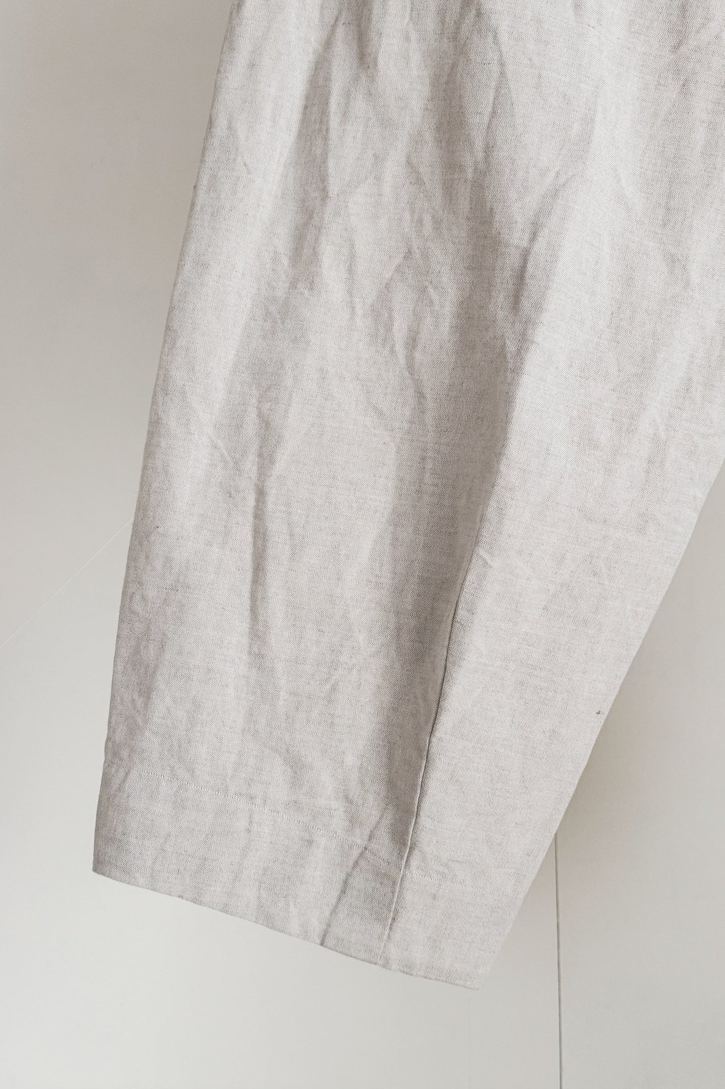 CLOUDY SHAPED TROUSERS - NATURAL FARMERS CLOTH - UNKRUID