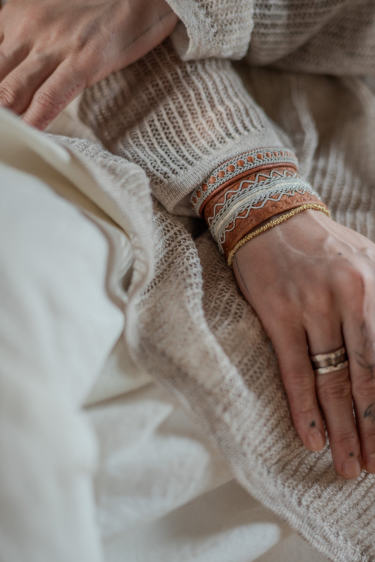 MARIA RUDMAN SILVER COLLECTION SHOW RING OUVERT