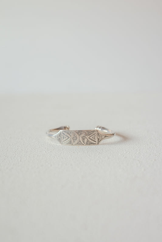 ZAMZAM JEWELRY TUAREG ANTIQUE SILVER BRACELET