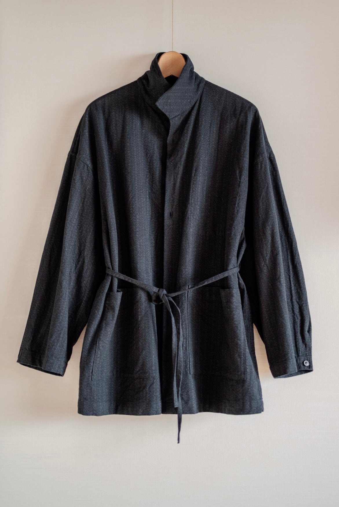 YOKO SAKAMOTO WORK HAORI BLACK