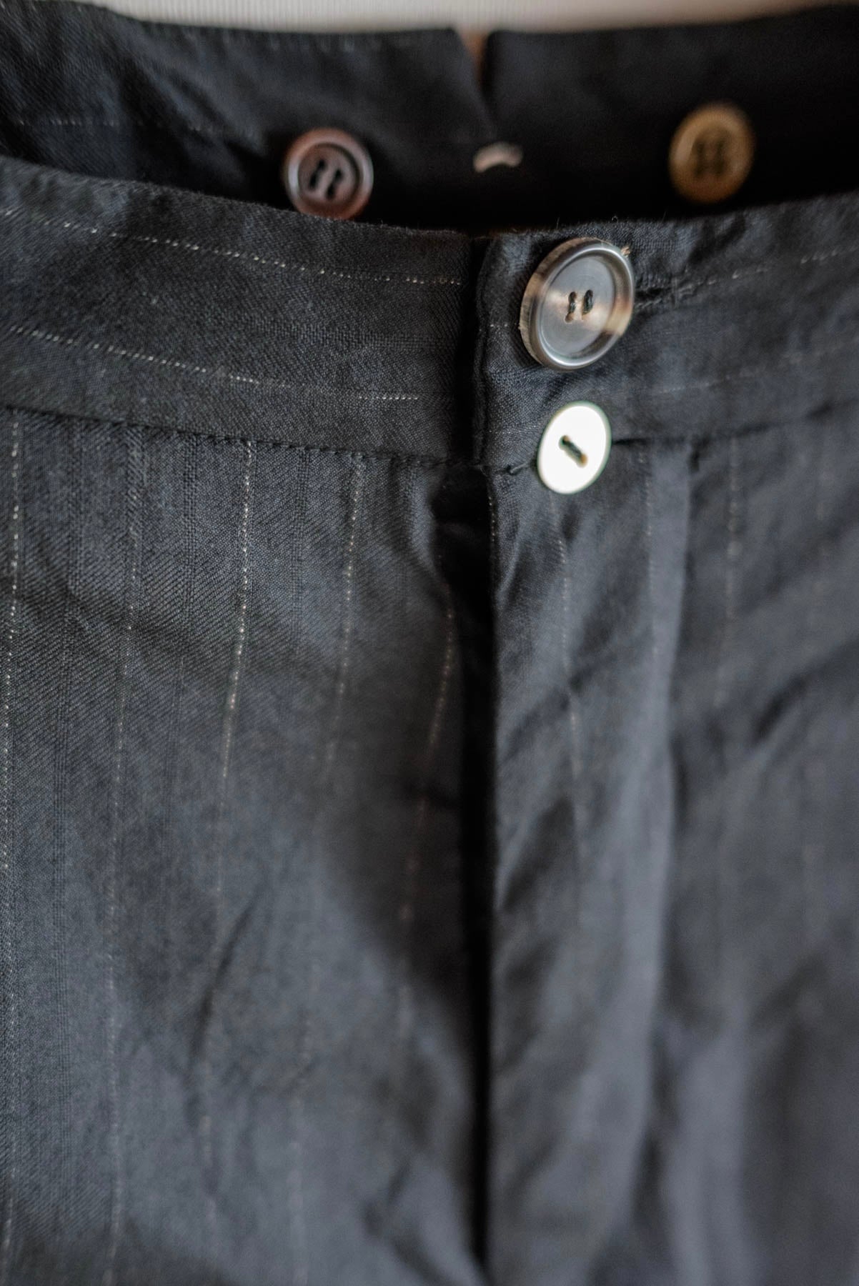 PANTALON À PATCHS ARCHIVIO JM RIBOT Laine Vintage