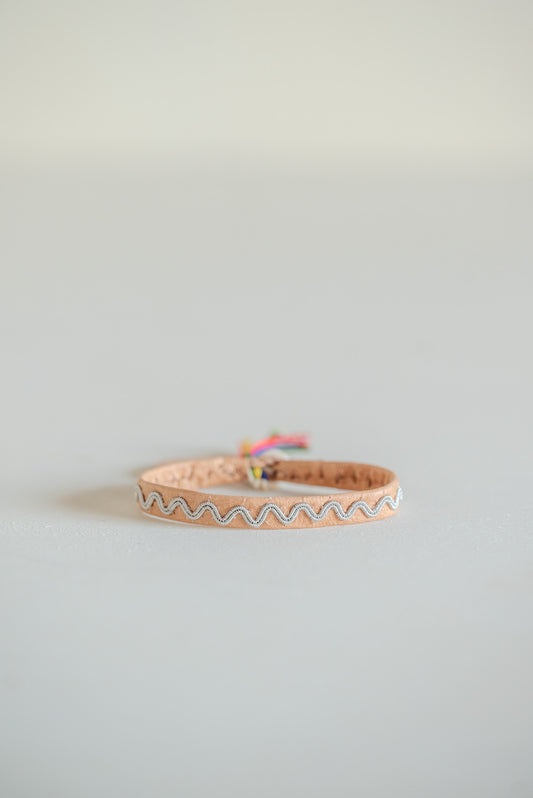 MARIA RUDMAN Authentic Collection Tan Zig Zag bracelet – view 1
