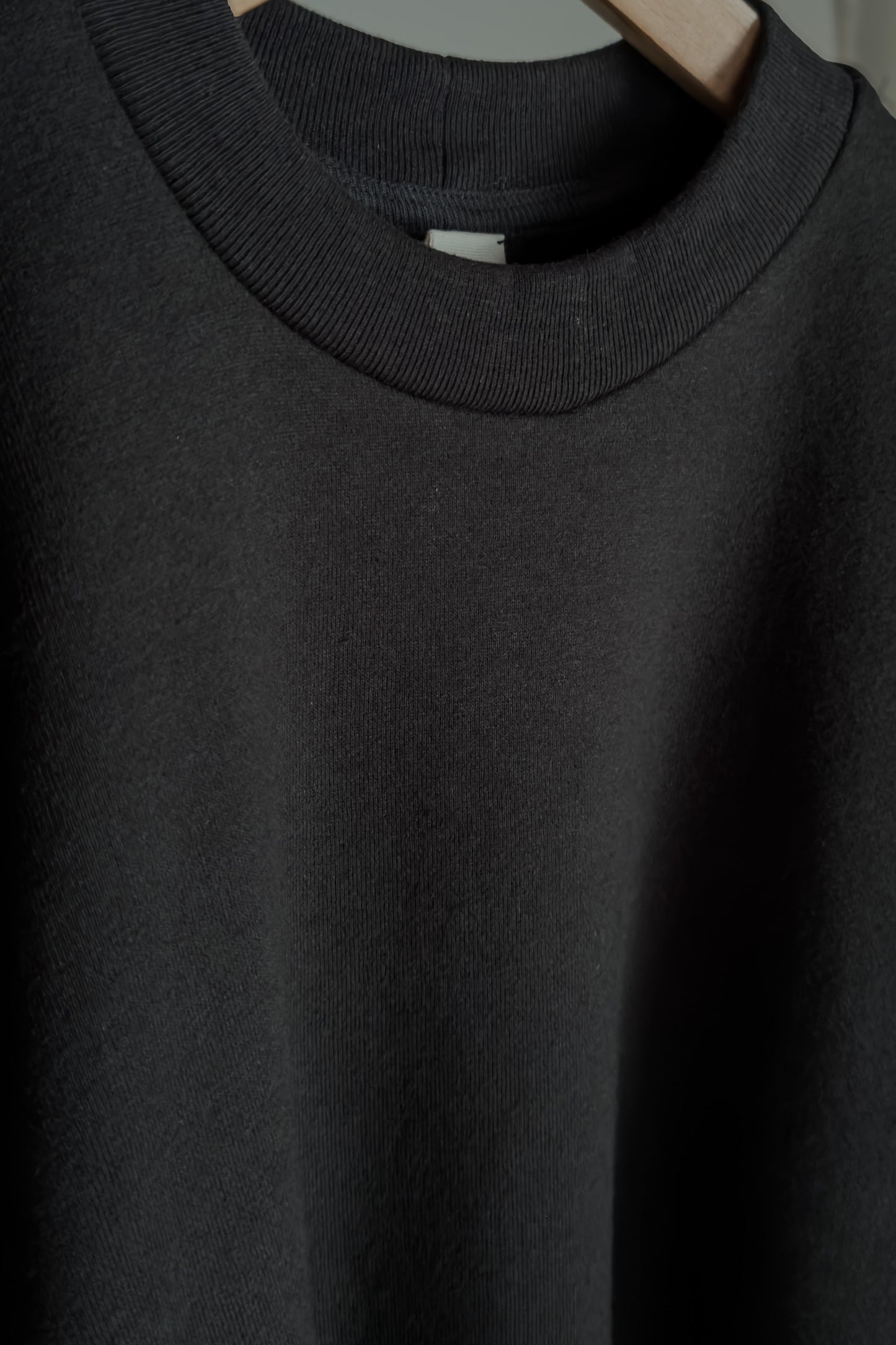 SWEAT#54 - ANTHRACITE COTTON LINEN WOOL - JAN JAN VAN ESSCHE