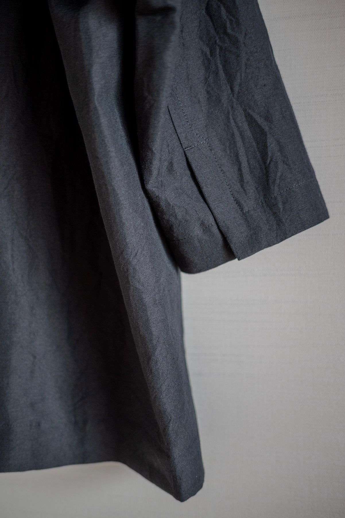 JAN-JAN VAN ESSCHE BLAZER-STYLE OVERCOAT PITCH BLACK