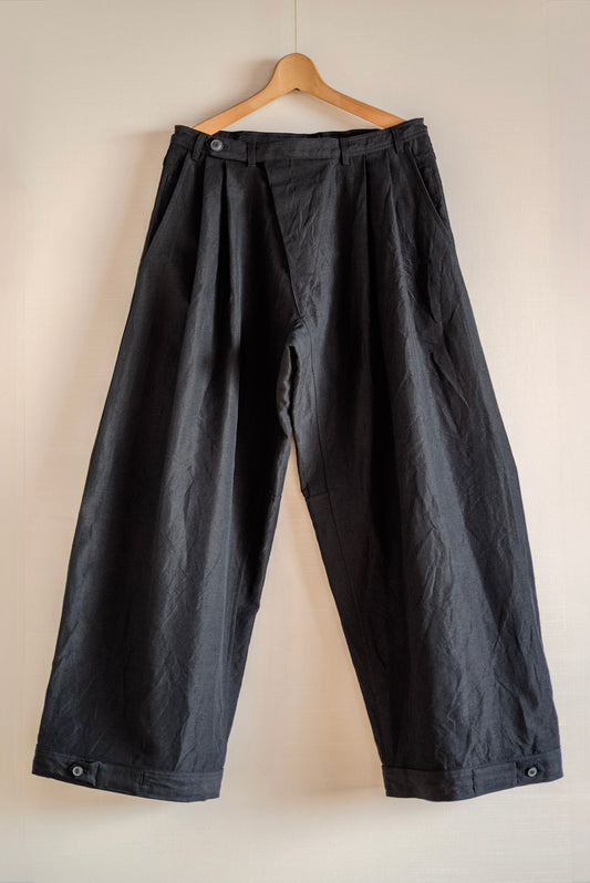JAN-JAN VAN ESSCHE DOUBLE PLEATED TROUSERS
