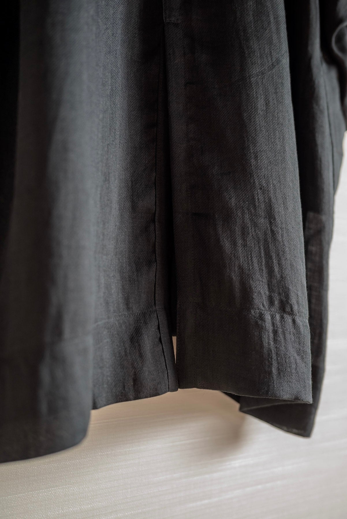JAN-JAN VAN ESSCHE LONG TUNIC FINE CAVALRY TWILL BLACK