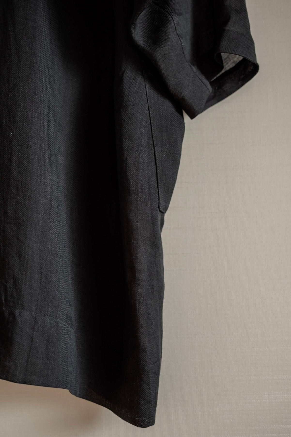 JAN-JAN VAN ESSCHE LONG TUNIC FINE CAVALRY TWILL BLACK