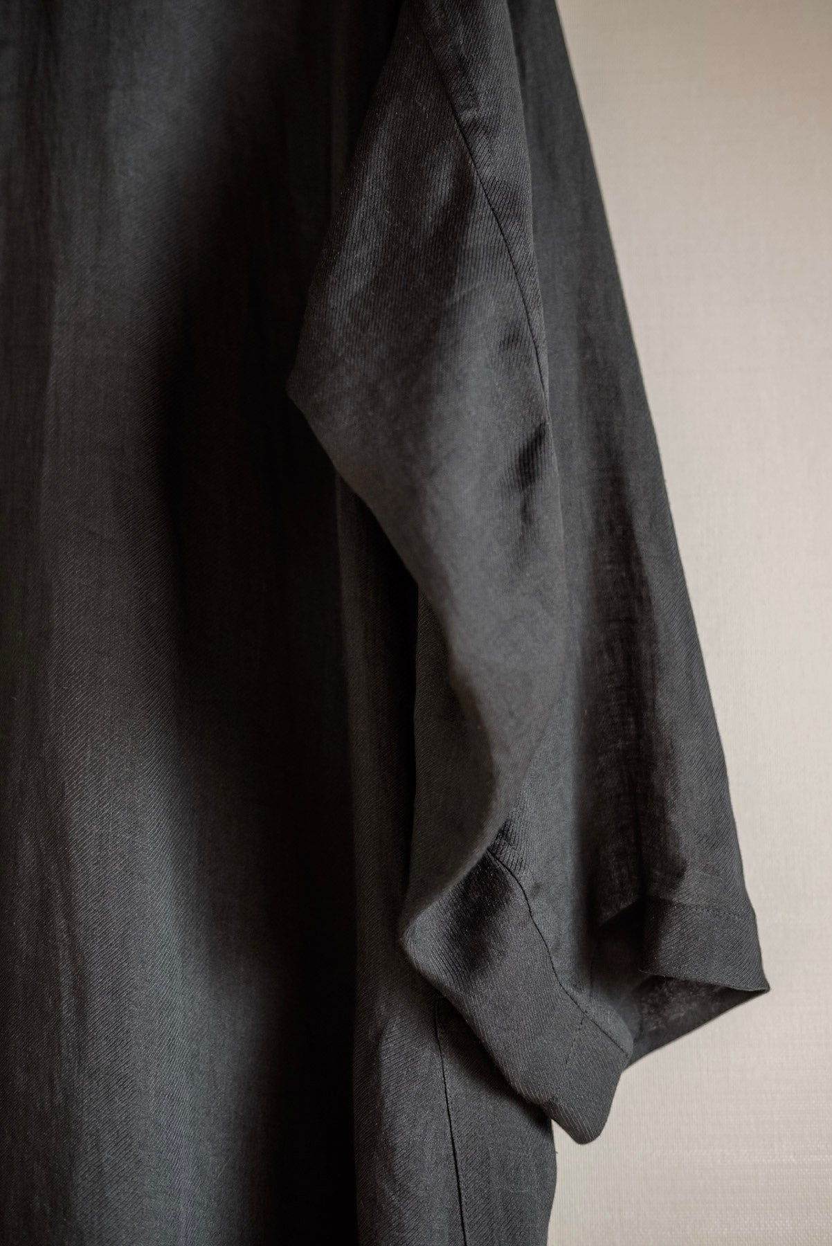 JAN-JAN VAN ESSCHE LONG TUNIC FINE CAVALRY TWILL BLACK