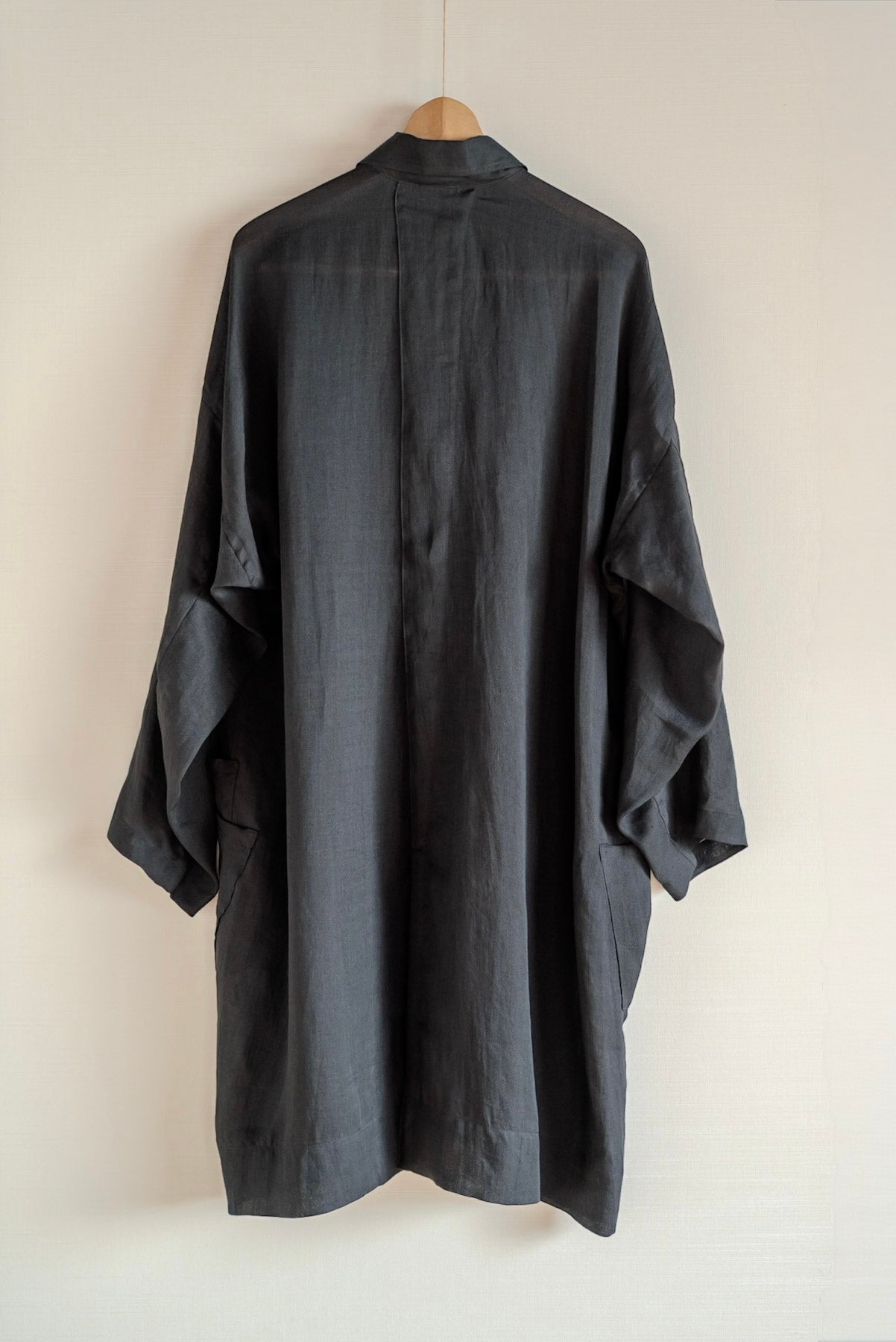 JAN-JAN VAN ESSCHE LONG TUNIC FINE CAVALRY TWILL BLACK