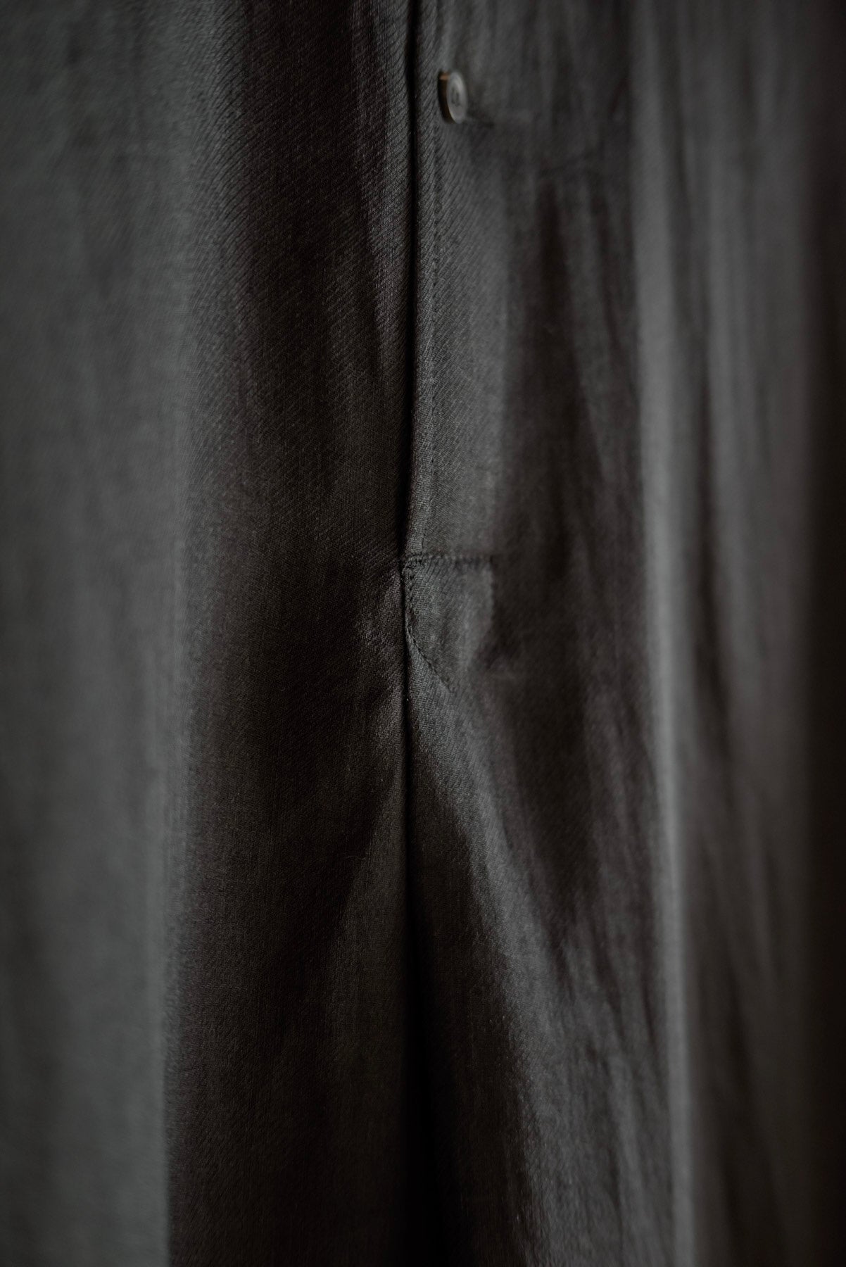 JAN-JAN VAN ESSCHE LONG TUNIC FINE CAVALRY TWILL BLACK
