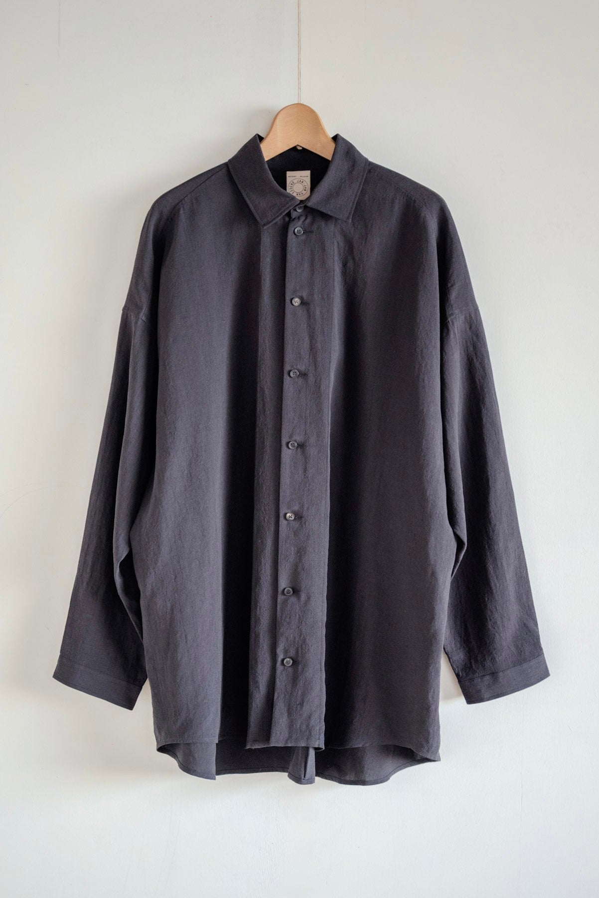 JAN-JAN VAN ESSCHE Loose Dress Shirt Sumi Kuro