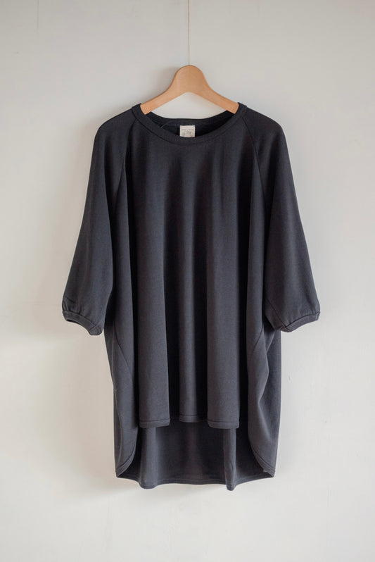 T-shirt Col Rond Oversize JAN-JAN VAN ESSCHE Noir