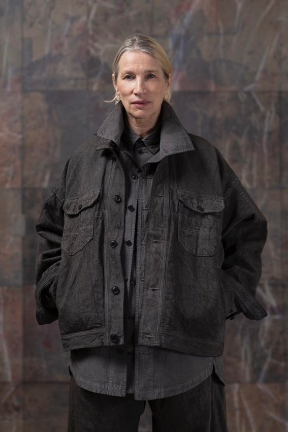 JAN-JAN VAN ESSCHE | SOIL | JACKET#64 DENIM STYLE WORKWEAR JACKET | KAKISHIBU X IRON