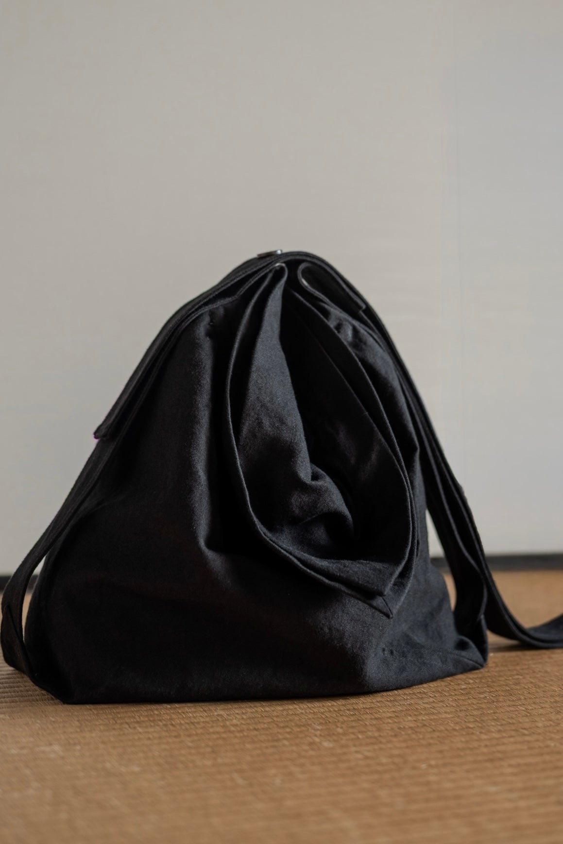 JAN-JAN VAN ESSCHE PETIT SAC CABAS PAPIER COTON TOILE NOIR