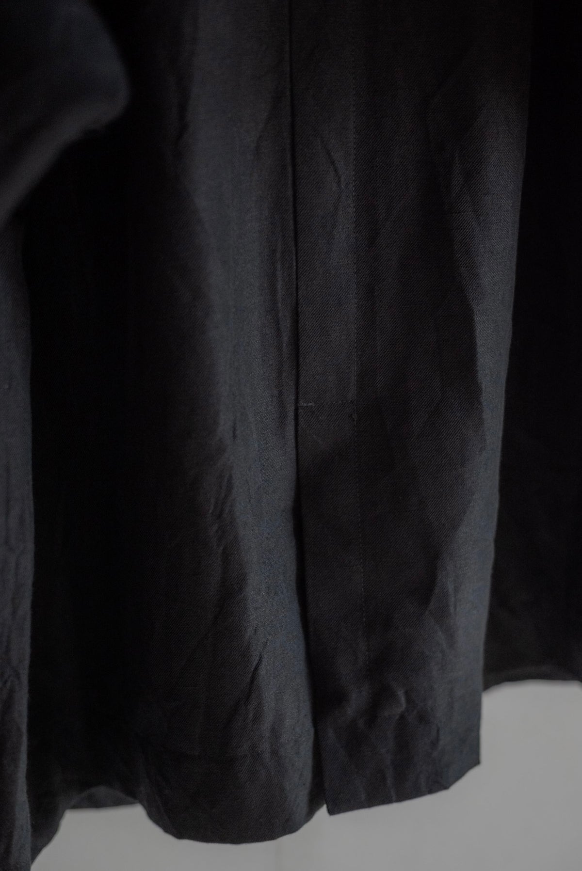JAN-JAN VAN ESSCHE SOIL Jacket #66 in linen wool twill — Black