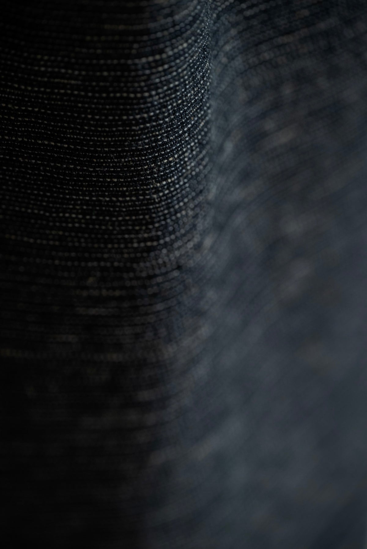 JAN-JAN VAN ESSCHE SOIL Trousers #94 in hemp silk cotton weft stripes — Noise detail