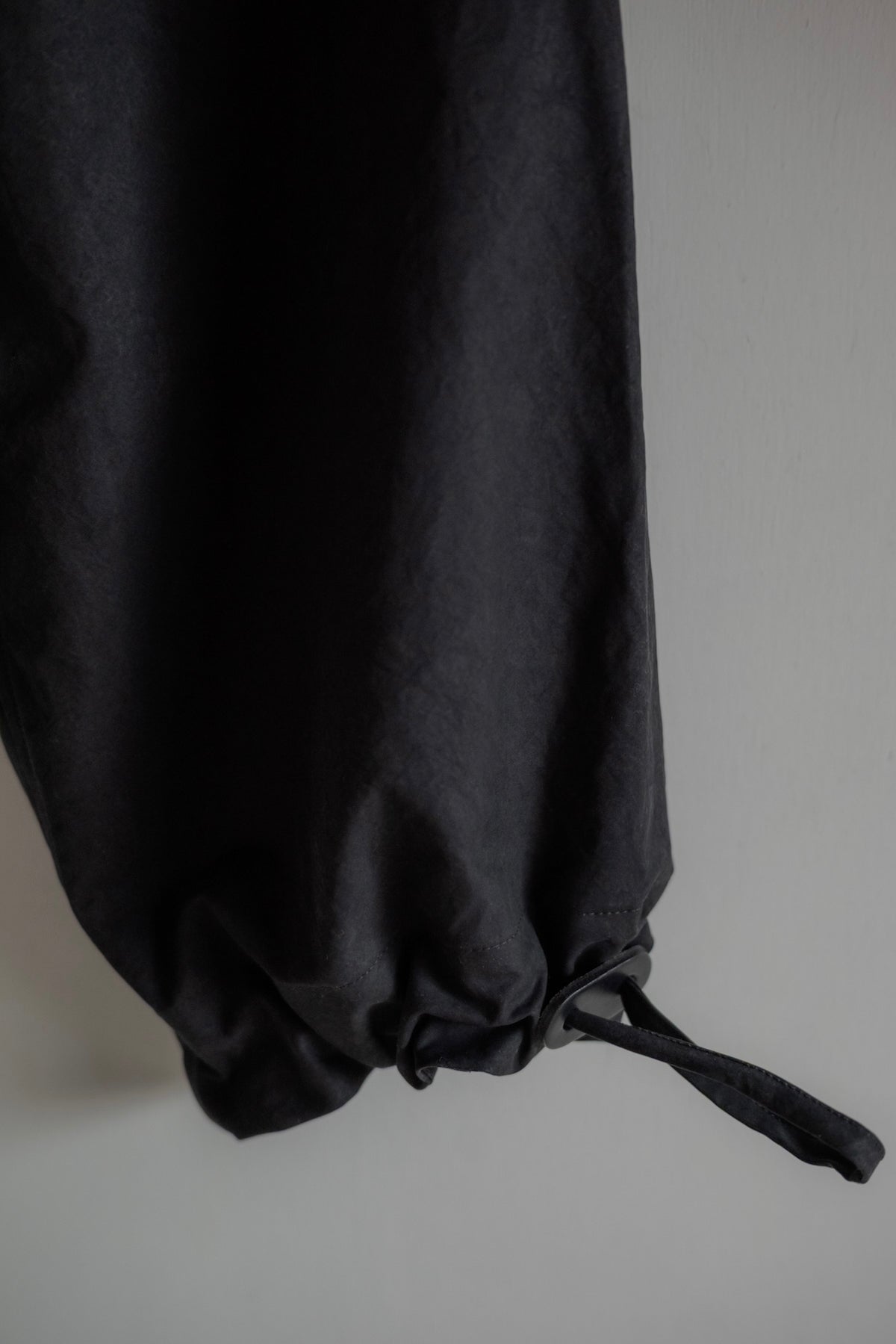 JAN-JAN VAN ESSCHE SOIL Trousers #94 in time-washed canvas — Deep Black