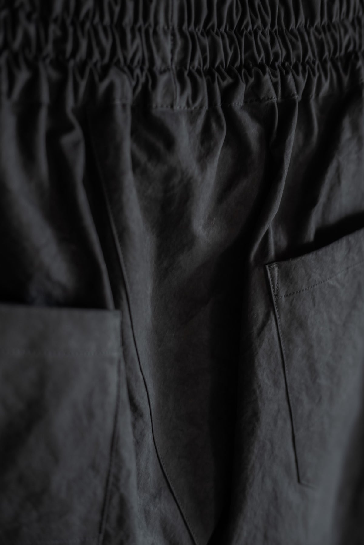 JAN-JAN VAN ESSCHE SOIL Trousers #94 in time-washed canvas — Deep Black