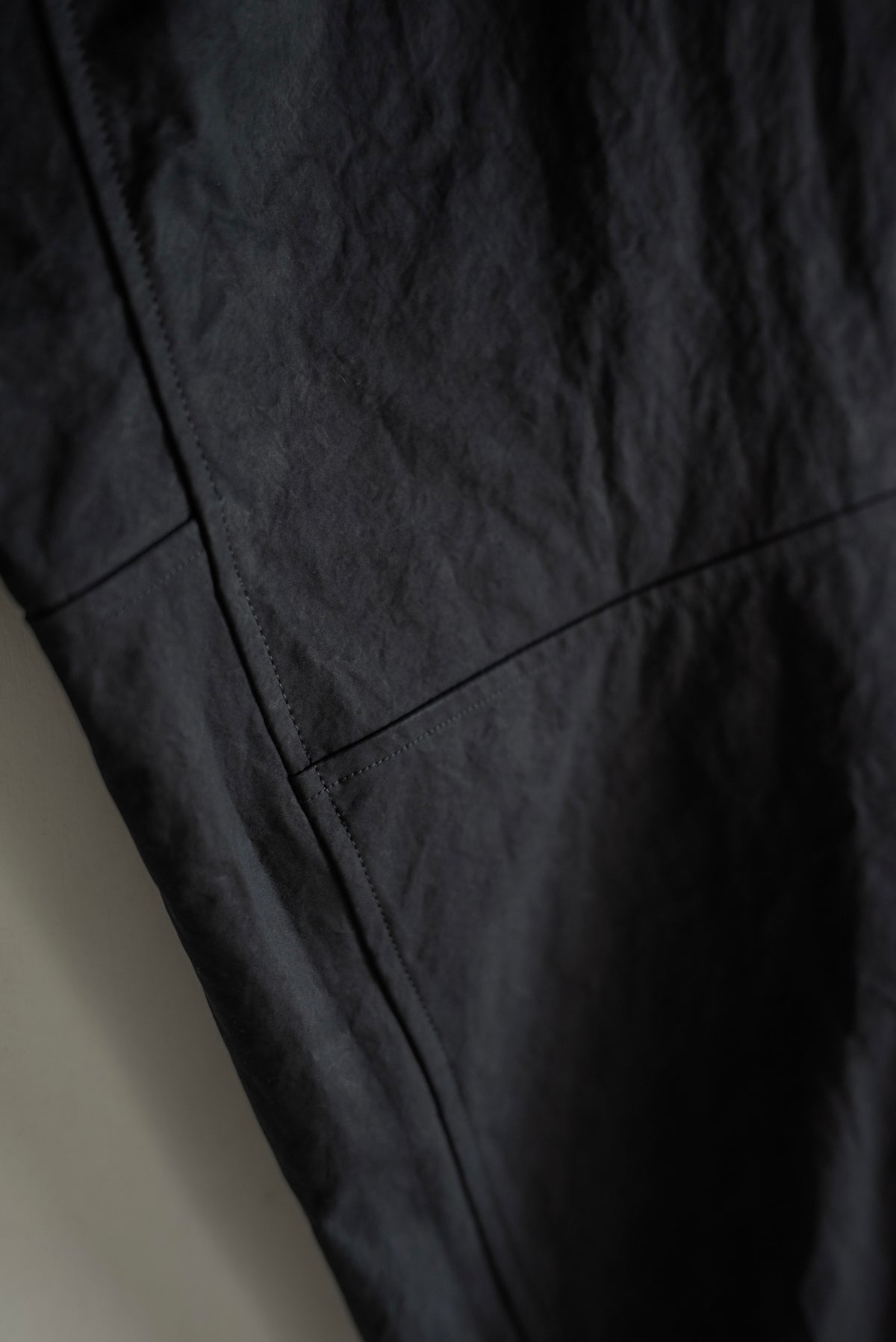 JAN-JAN VAN ESSCHE SOIL Trousers #94 in time-washed canvas — Deep Black