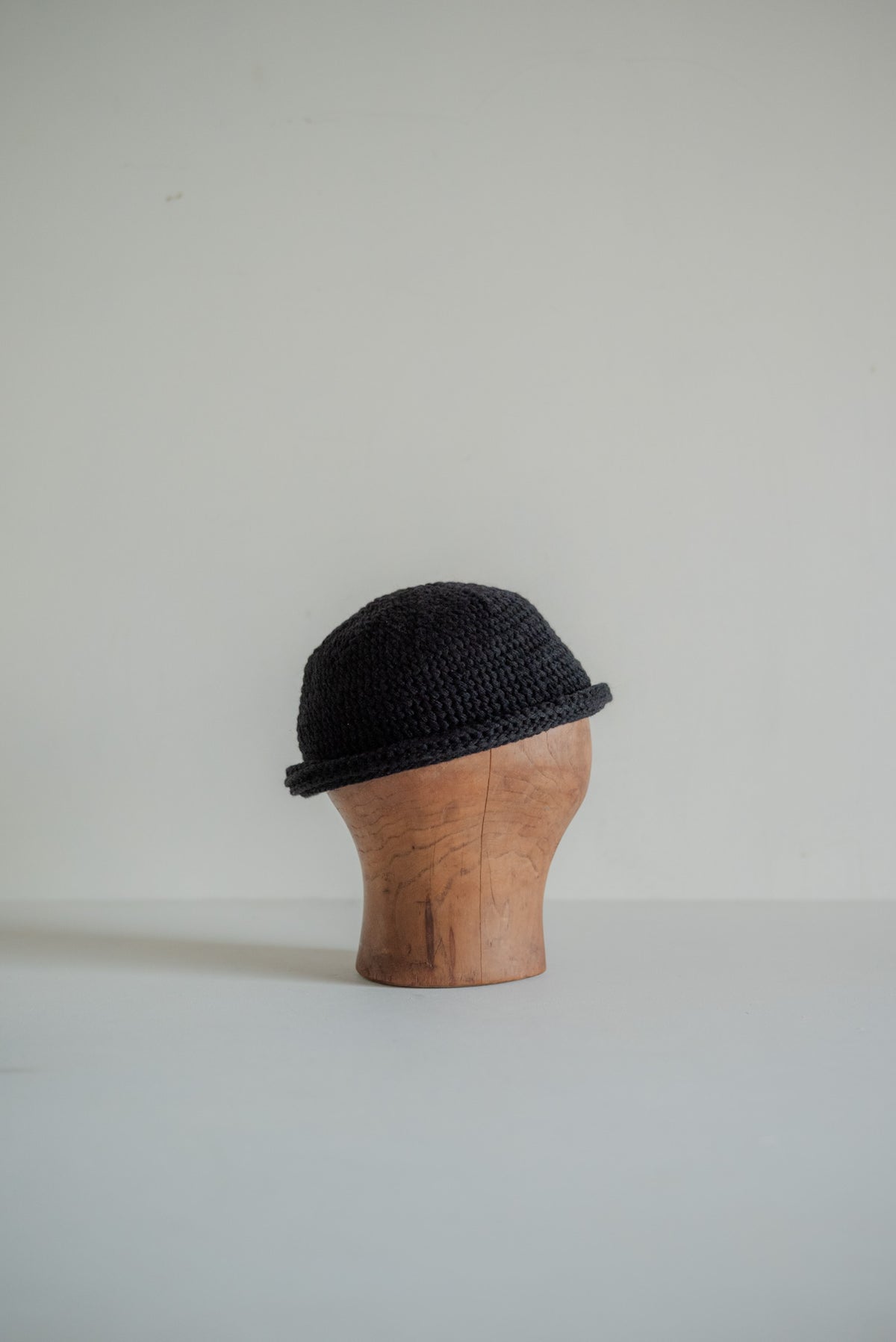 JAN-JAN VAN ESSCHE SOIL hand crochet Beanie #14 in yak wool — side