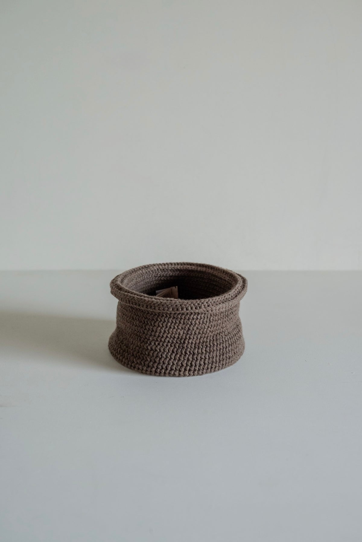JAN-JAN VAN ESSCHE SOIL hand crochet Hat #13 in yak wool — Light Brown objet