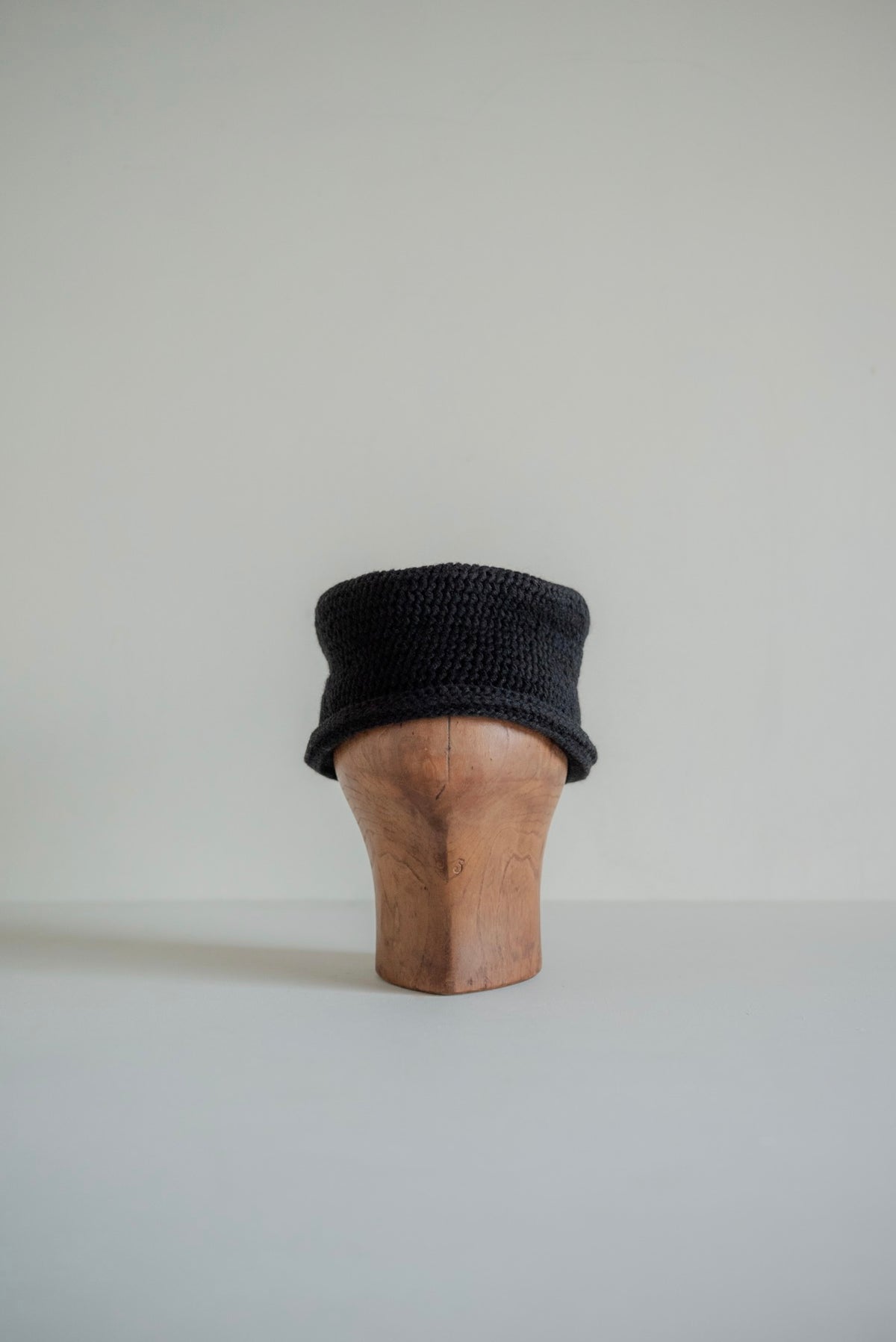 JAN-JAN VAN ESSCHE SOIL hand crochet Hat #13 in yak wool — front