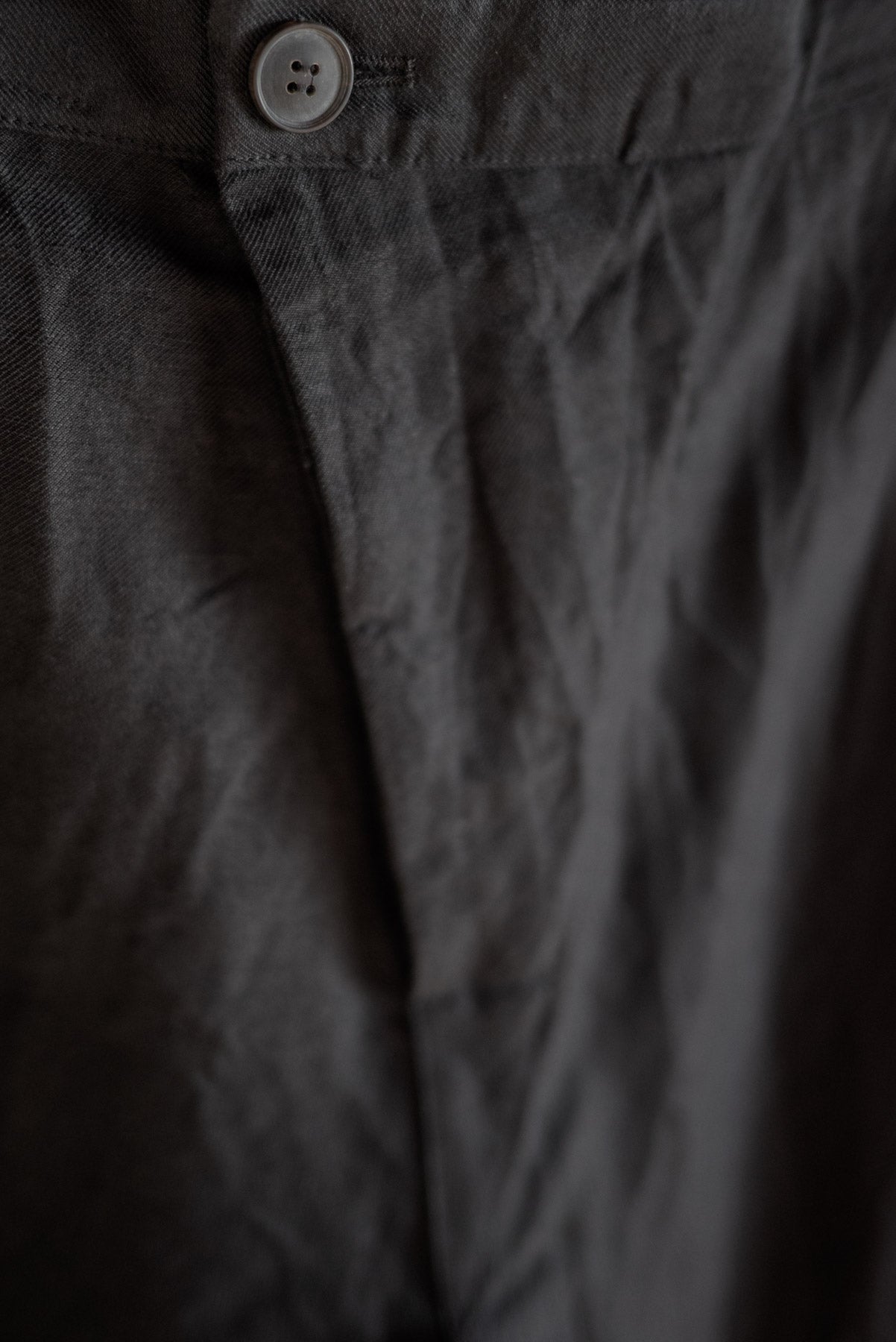 JAN-JAN VAN ESSCHE TROUSERS WITH ELASTIC WAISTBAND IN THE BACK BLACK