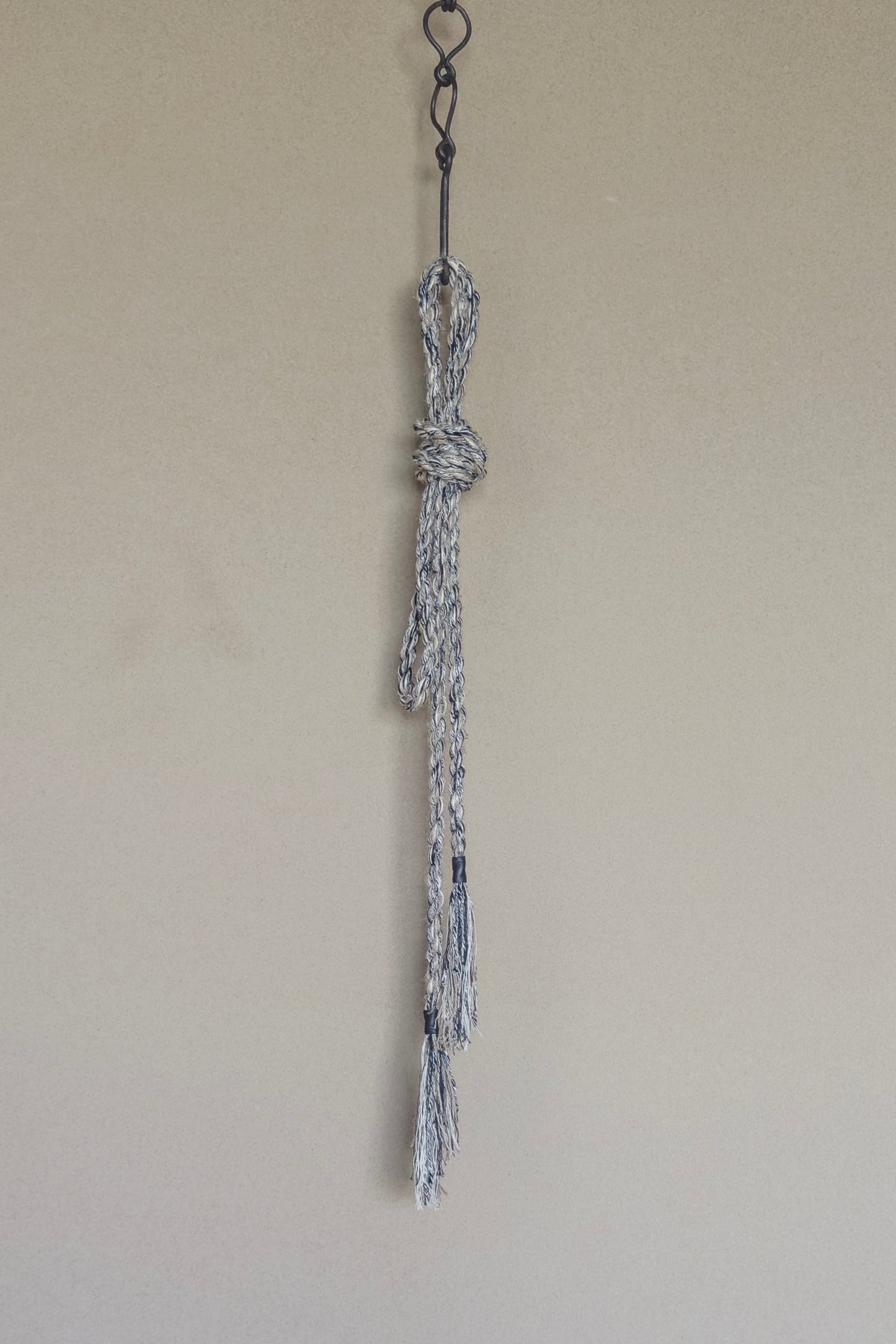 JAN-JAN VAN ESSCHE TWISTED ROPE BELT MIXED YARNS LIGHT
