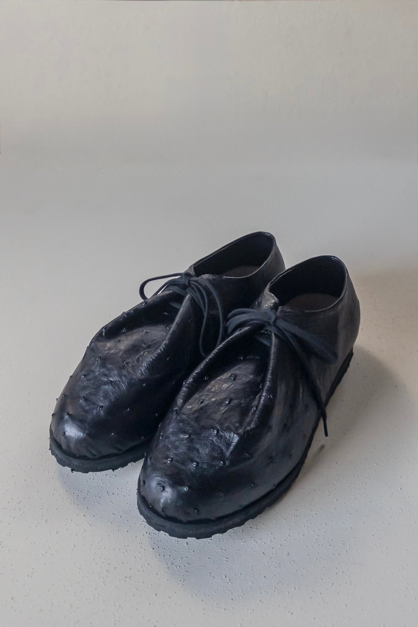 PETROSOLAUM DRAWSTRING SHOES BLACK