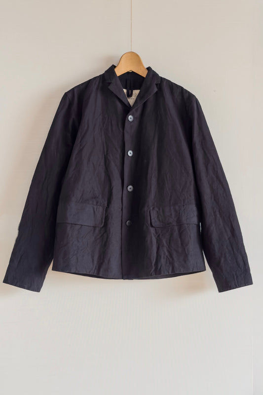 UNKRUID BAGGY BLAZER FRENCH SUITING CLOTH BLACK
