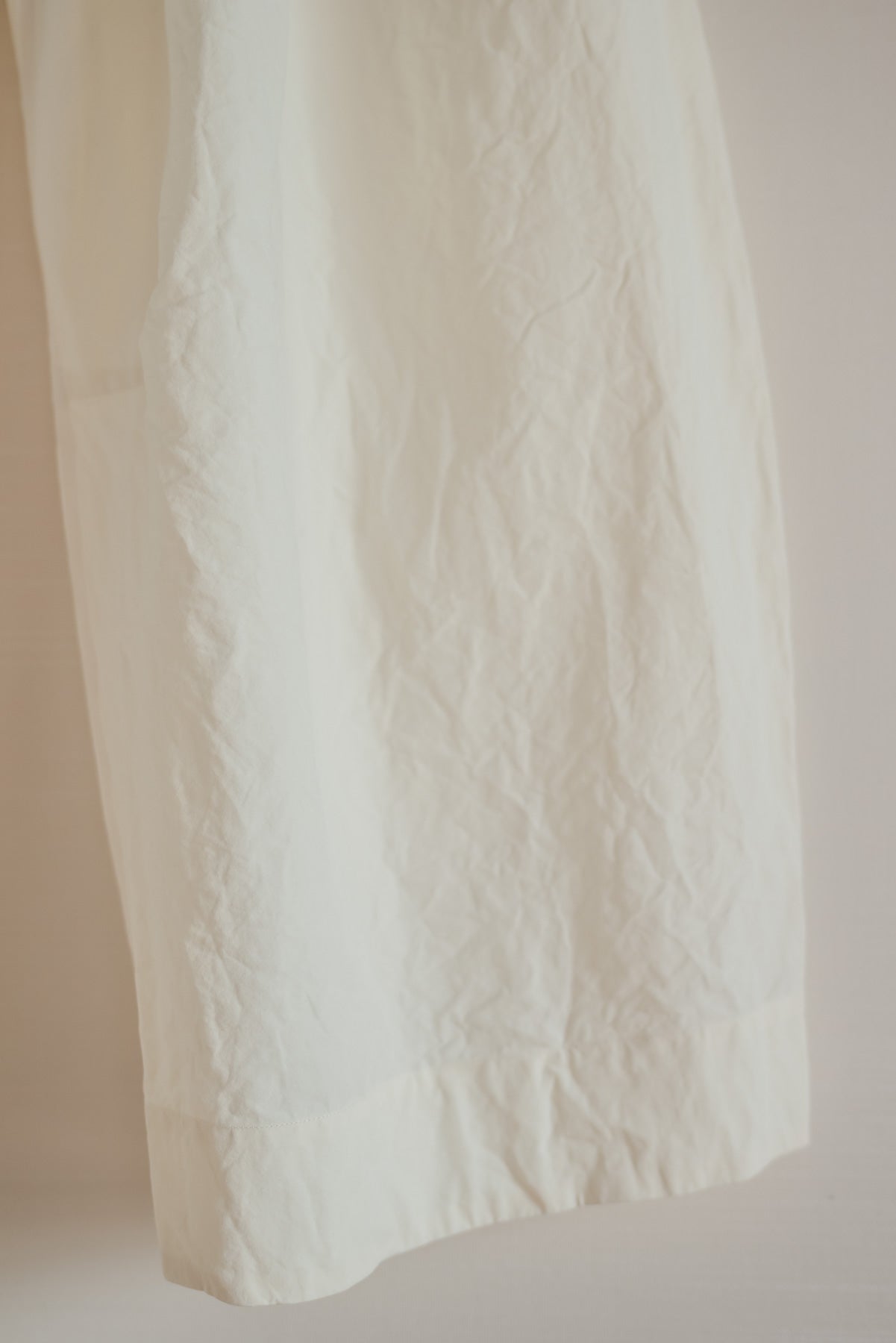 UNKRUID PANTALON VISSCHERS WASHI DENSE MACHINE À ÉCRIRE BLANC