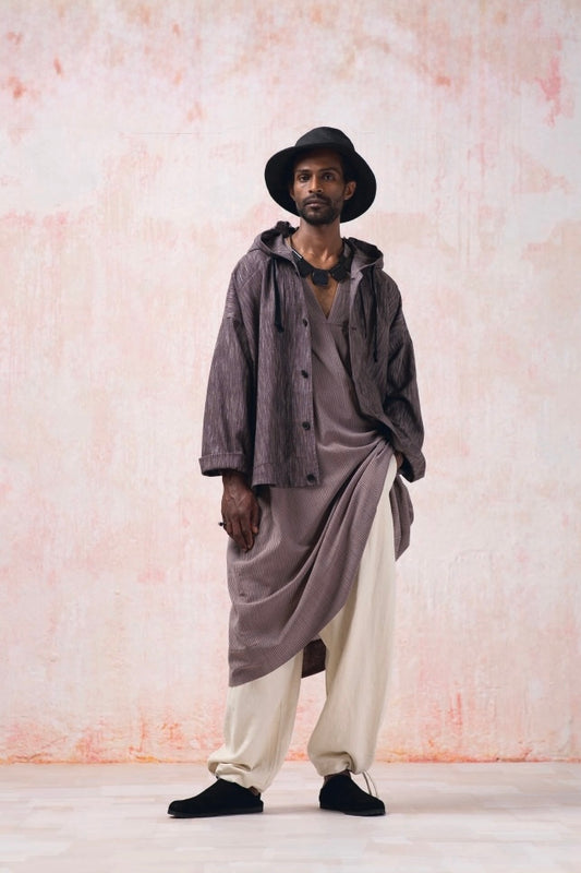 JAN-JAN VAN ESSCHE Hooded Jacket Old Lavender